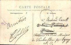 VINTAGE POSTCARD Saint Aubin on Mer the Beach has Low tide