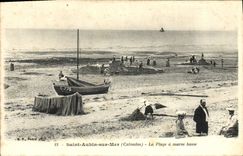 CPA Saint Aubin sur Mer La Plage a Maree Basse