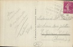 Esquina santa de Aubin de la POSTAL de la VENDIMIA de la playa