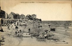 CPA Saint Aubin sur Mer La Joie des Enfants