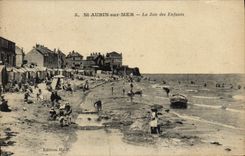 CPA Saint Aubin sur Mer La Joie des Enfants