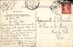 VINTAGE POSTCARD Holy Aubin on Sea View