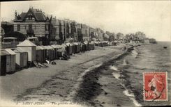 CPA Saint Aubin Vue Generale de la Plage