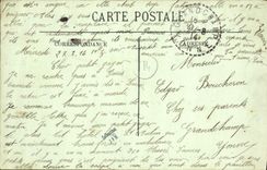 VINTAGE POSTCARD Holy Aubin Hotel of the Terrace seen of the Beach