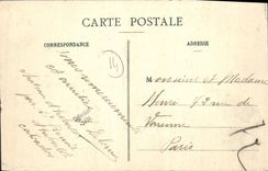 VINTAGE POSTCARD Holy Andre d' Hebertot Castle Seen of the Main courtyard