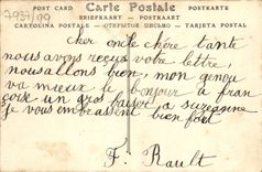 VINTAGE POSTCARD Saint Germain of Livet the castle