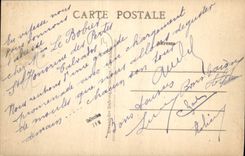 POSTAL co de la VENDIMIA. Honorine del paisaje pastoral de las pérdidas en el pastoral en la manera del mar