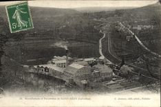 CPA Manufacture et panorama de Saint Remy