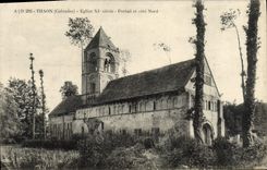 CPA Thaon Eglise 11eme Portail et Cote Nord