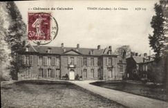 CPA Thaon Le Chateau Chateaux du Calvados