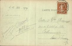 VINTAGE POSTCARD Thury Harcourt the Trench of Hom