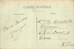 VINTAGE POSTCARD Thury Harcourt the castle and the outfall