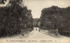 CPA Thury Harcourt La Tranchee du Hom