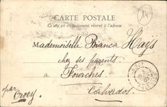 VINTAGE POSTCARD Drums Ruins of the Castle of Lassay