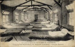 CPA Camp de Tourgeville pres Deauville L'un des dortoirs Camps de Vacances 