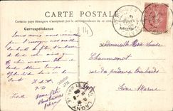 VINTAGE POSTCARD Worm On Sea the Country cottage of the Lighthouse Boarding house