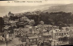 CPA Villers Sur Mer Panorama Vers Deauville