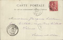 VINTAGE POSTCARD Villers On Sea View