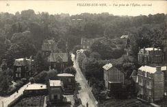 VINTAGE POSTCARD Villers On Sea Seen from of the Church