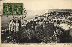 CPA Villers Sur Mer Vue Generale Prise Sur Trouville