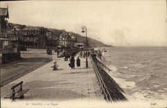 CPA Villers Sur Mer La Digue