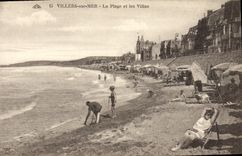 CPA Villers Sur Mer La Plage et les Villas