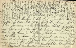 VINTAGE POSTCARD Villers On Sea Children on the Beach