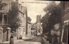 CPA Villers Sur Mer Rue Pigory