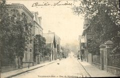 POSTAL Villers de la VENDIMIA en la calle del mar de Estrasburgo