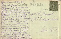 POSTAL Villers de la VENDIMIA en el mar pequeño Trianon