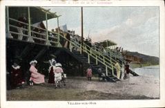 POSTAL Villers de la VENDIMIA en el mar