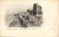 La POSTAL Villers de la VENDIMIA en Mer la presa tiene alto Mer