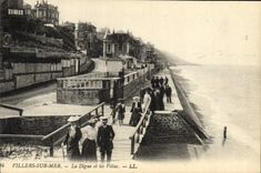 CPA Villers Sur Mer La Digue et les villas