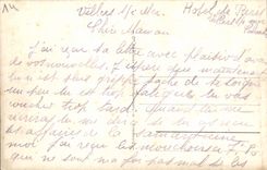 POSTAL Villers de la VENDIMIA en el mar la presa y los acantilados