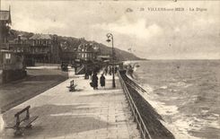 CPA Villers Sur Mer La Digue 