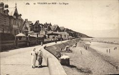 CPA Villers Sur Mer La Digue 