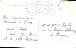 POSTAL MODERNA Villers en Mer la playa delante del casino la playa coloca Mermoz