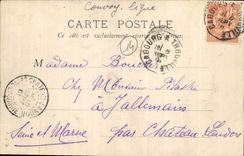 POSTAL Villers de la VENDIMIA en el hotel del mar de los pastos