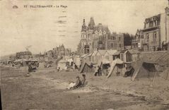 CPA Villers sur Mer La Plage 