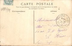 VINTAGE POSTCARD Villers on Sea Villa Sainte Julie the garden