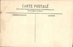 VINTAGE POSTCARD Villers on Sea Seen from of the dam by heavy weather