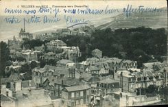 CPA Villers Sur Mer Panorama Vers Deauville