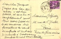 VINTAGE POSTCARD Villers On Sea Panorama Seen from of cliffs