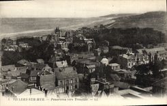 CPA Villers Sur Mer Panorama Vers Trouville