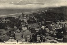 CPA Villers Sur Mer Panorama Vers Trouville