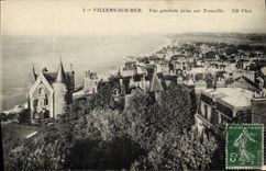 CPA Villers Sur Mer Vue Generale Prise sur Trouville