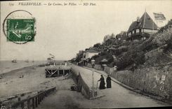 CPA Villerville Le Casino les Villas