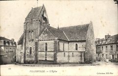 VINTAGE POSTCARD Villerville the Church