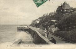 CPA Villerville L'Estacade et les Villas