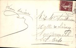 VINTAGE POSTCARD Villerville Rise